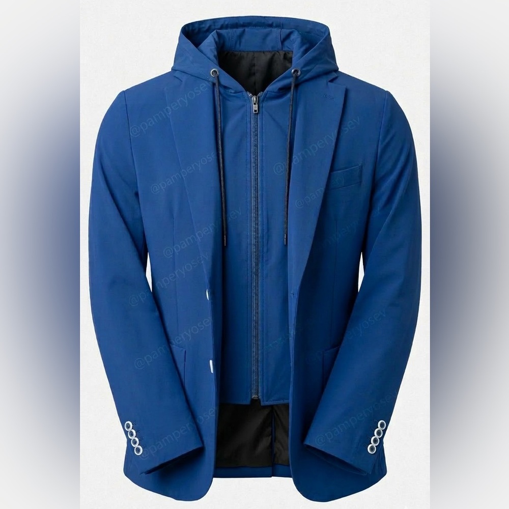 Maceoo Azurite Stretch Jacket & Removable Hooded Bib